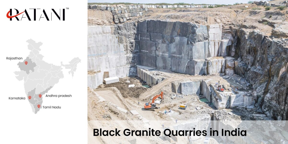 Black Granite Quarries in India