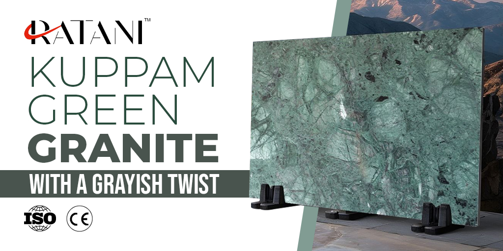 Kuppam Green Granite : granit vert avec une touche grisâtre