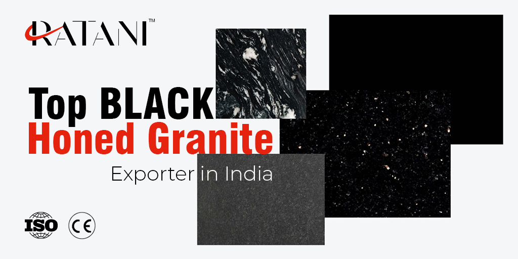 Ratani est le premier exportateur de granit noir poli en Inde