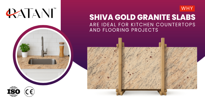 Pourquoi les dalles de granit Shiva Gold sont idéales pour les comptoirs de cuisine et les projets de revêtement de sol