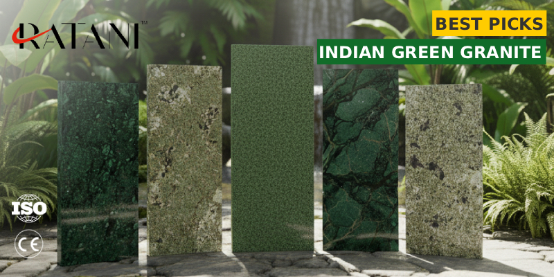 Variétés de granit vert indien qui attirent un maximum de clients