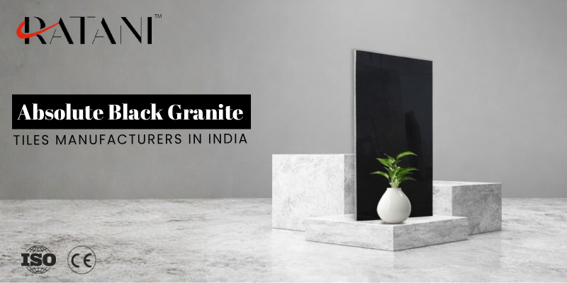 Absolute Black Granite Tiles Manufacturers in India
