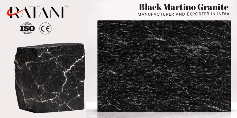 Fabricante e exportador de granito Black Martino na Índia