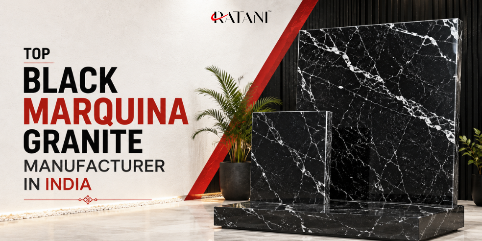 Principal fabricante de granito preto Marquina na Índia